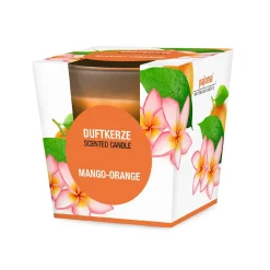 Hot NANU-NANA Duftkerze Im Glas, Mango-Orange