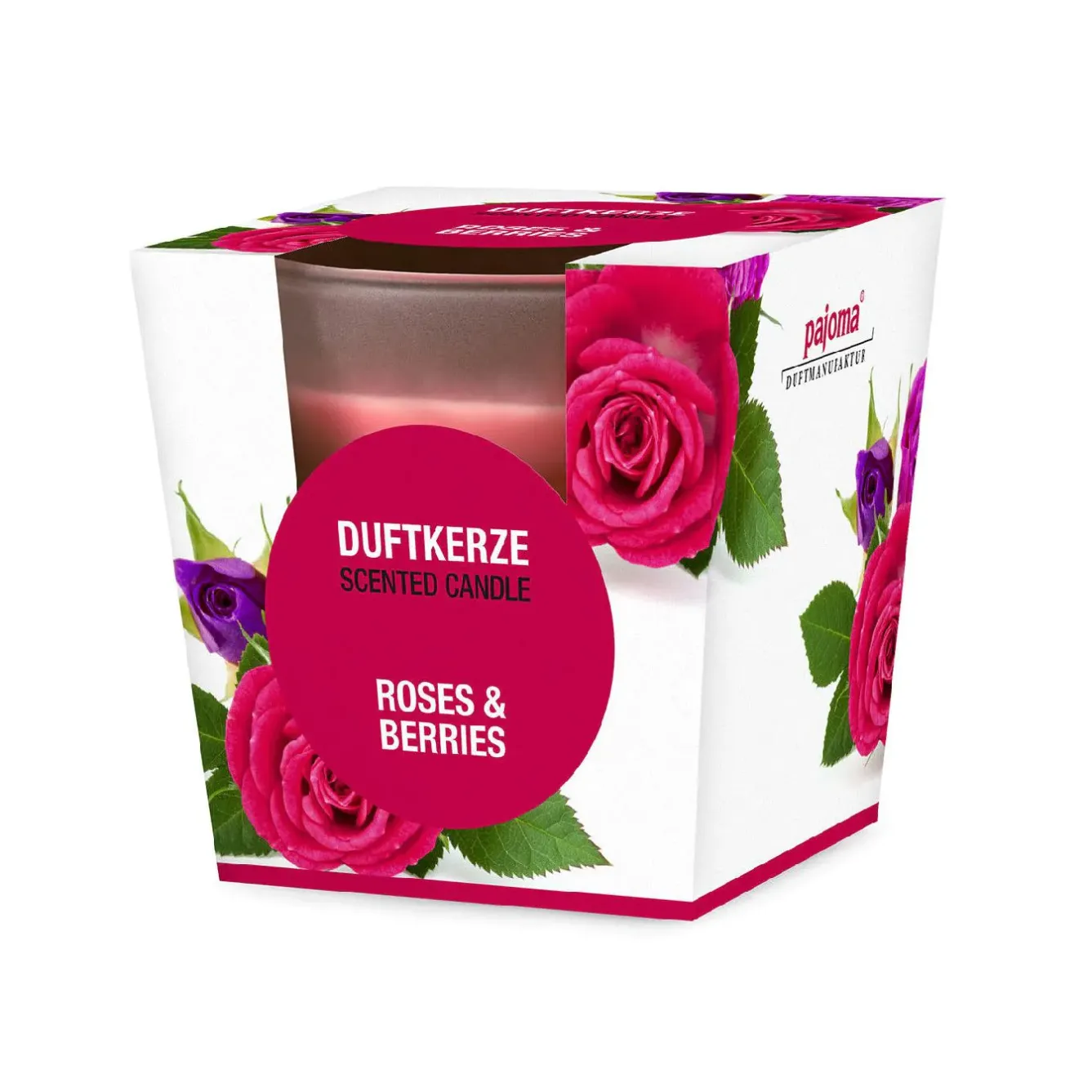 Best NANU-NANA Duftkerze Im Glas, Rose & Berries