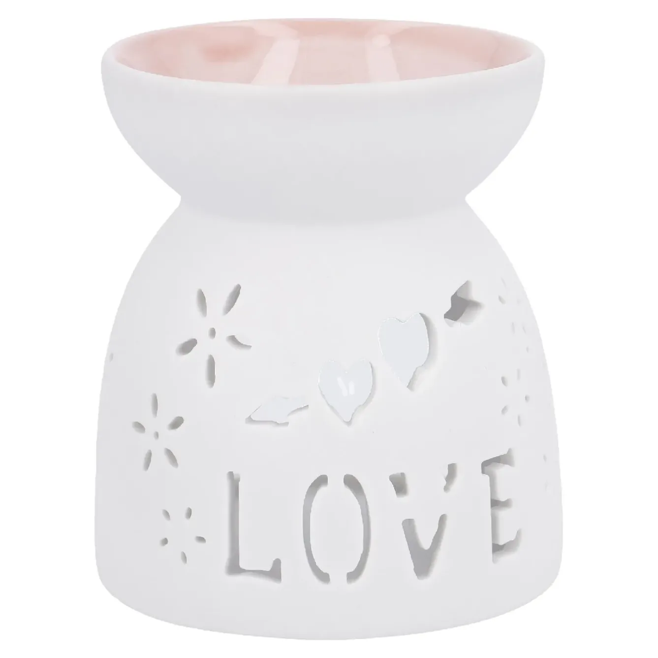 Online NANU-NANA Duftlampe Motiv, Love/weiß/rosa, 9.5 Cm