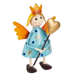 New NANU-NANA Engel Mini, Herz/hellblau, 10 Cm