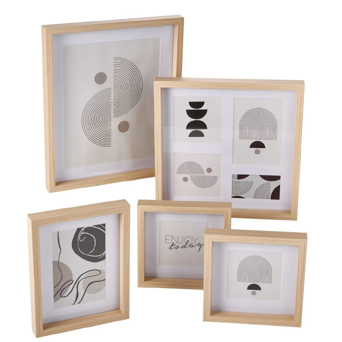 Sale NANU-NANA 5er Set Bilderrahmen, Natur