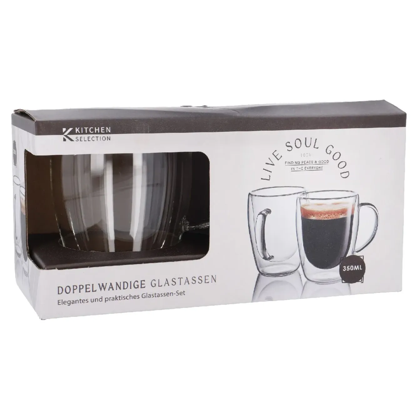 Discount NANU-NANA 2er Set Doppelwand-Teeglas, 350 Ml