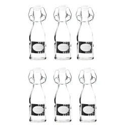 New NANU-NANA 6er Set Flasche Mit Bügelverschluss, 150 Ml
