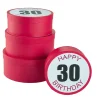Hot NANU-NANA 4er Set Geschenkkarton Geburtstag/30, Rund