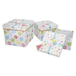 Online NANU-NANA 3er Set Geschenkkarton Geburtstag/Quadro, Partyhut