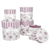 Hot NANU-NANA 5er Set Geschenkkarton Rosenl/rund, Lila
