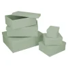 Outlet NANU-NANA 6er Set Geschenkkarton Uni, Salbei