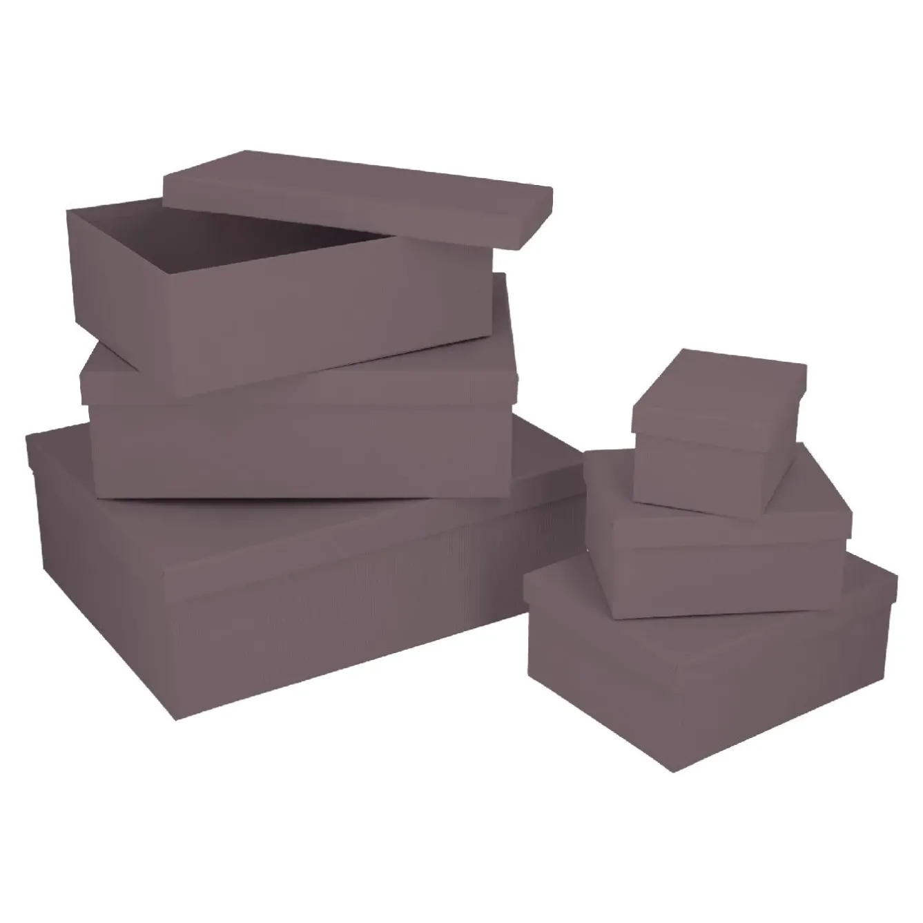 Clearance NANU-NANA 6er Set Geschenkkarton Uni, Lila