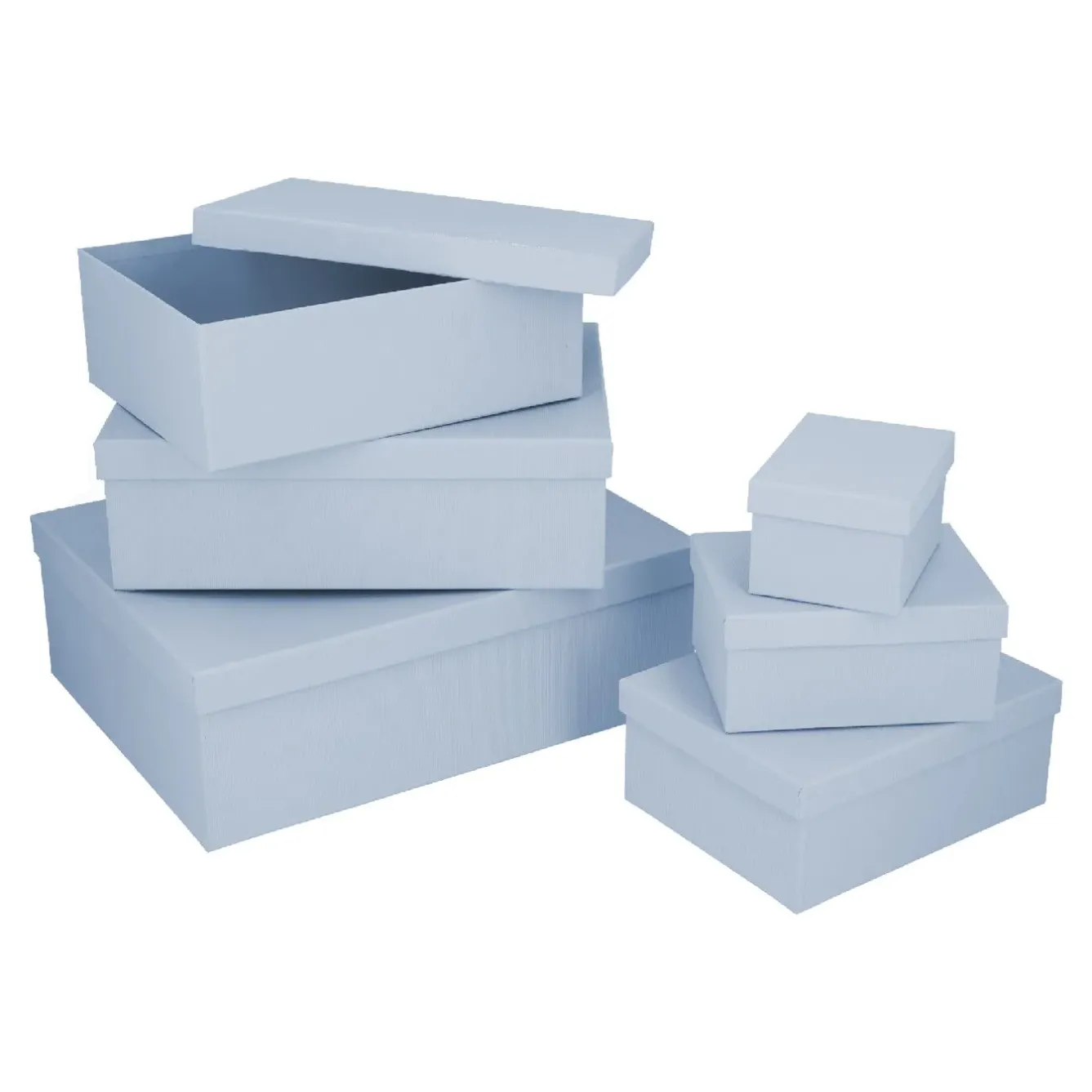 Discount NANU-NANA 6er Set Geschenkkarton Uni, Dunkelrauchblau