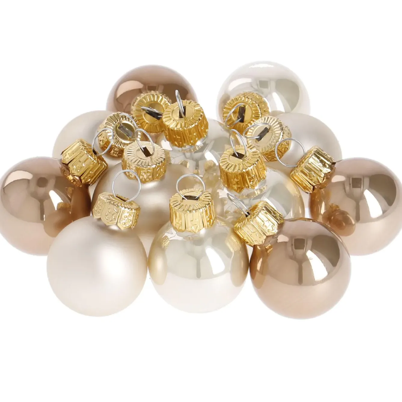 Online NANU-NANA 12er Set Glaskugeln 2,5 Cm, Champagner