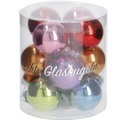 Outlet NANU-NANA 12er Set Glaskugeln, 2,5 Cm, Fancy