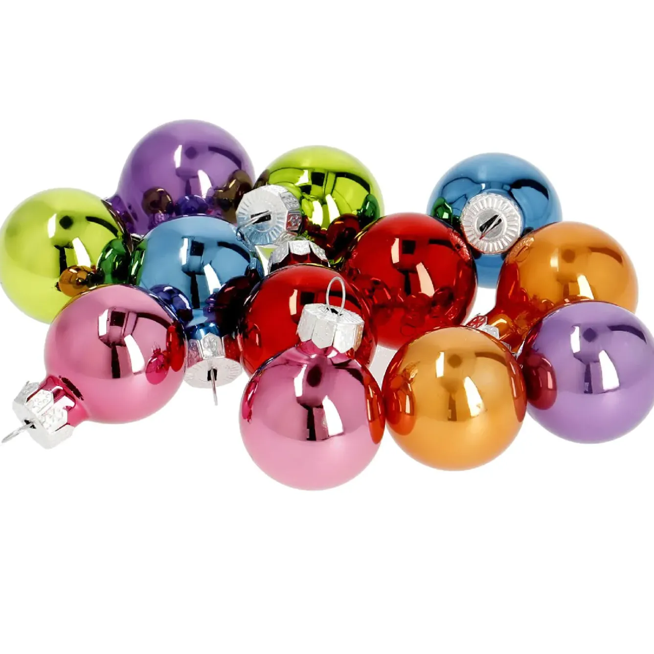 Outlet NANU-NANA 12er Set Glaskugeln, 2,5 Cm, Fancy
