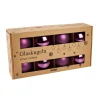 Best NANU-NANA 8er Set Glaskugeln 8 Cm, Lila