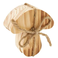 Best NANU-NANA 3er Set Holz-Deko Pilz/gebrannt