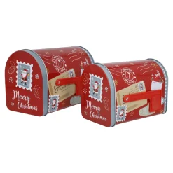 Fashion NANU-NANA 2er Set Keksdose Briefkasten, Rot