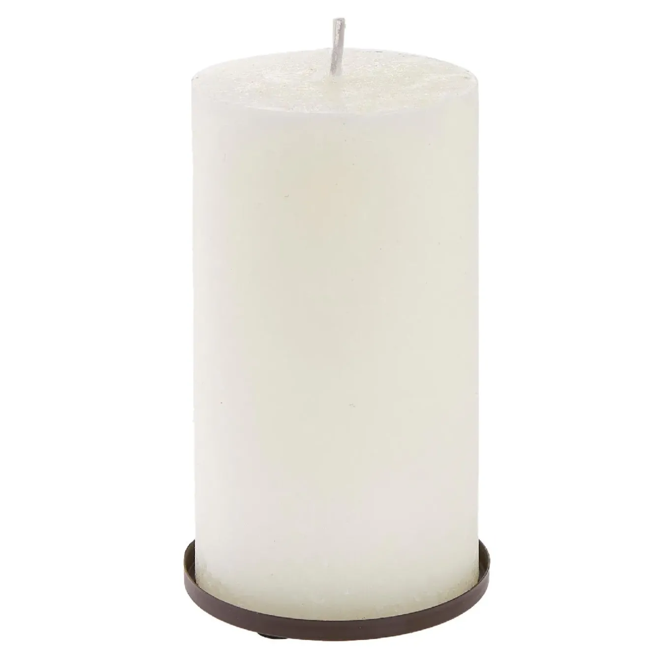 Outlet NANU-NANA 4er Set Kerzenuntersetzer, Matt Braun