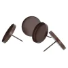 Discount NANU-NANA 4er Set Kranzkerzenhalter, Braun-matt, 7 Cm