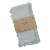 Outlet NANU-NANA 2er Set Platzset Fransen, Blau, 33 X 48 Cm