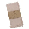 Hot NANU-NANA 2er Set Platzset Fransen, Rosa, 33 X 48 Cm