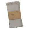 Hot NANU-NANA 2er Set Platzset Fransen, Taupe, 33 X 48 Cm