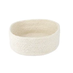 Sale NANU-NANA 3er Set Schale Jute, Rund, Weiß