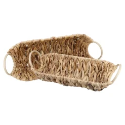 Clearance NANU-NANA 2er Set Schale Wasserhyazinthe, Oval