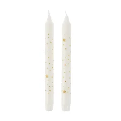 Discount NANU-NANA 2er Set Stabkerze Weihnachten, Sterne, 24 Cm