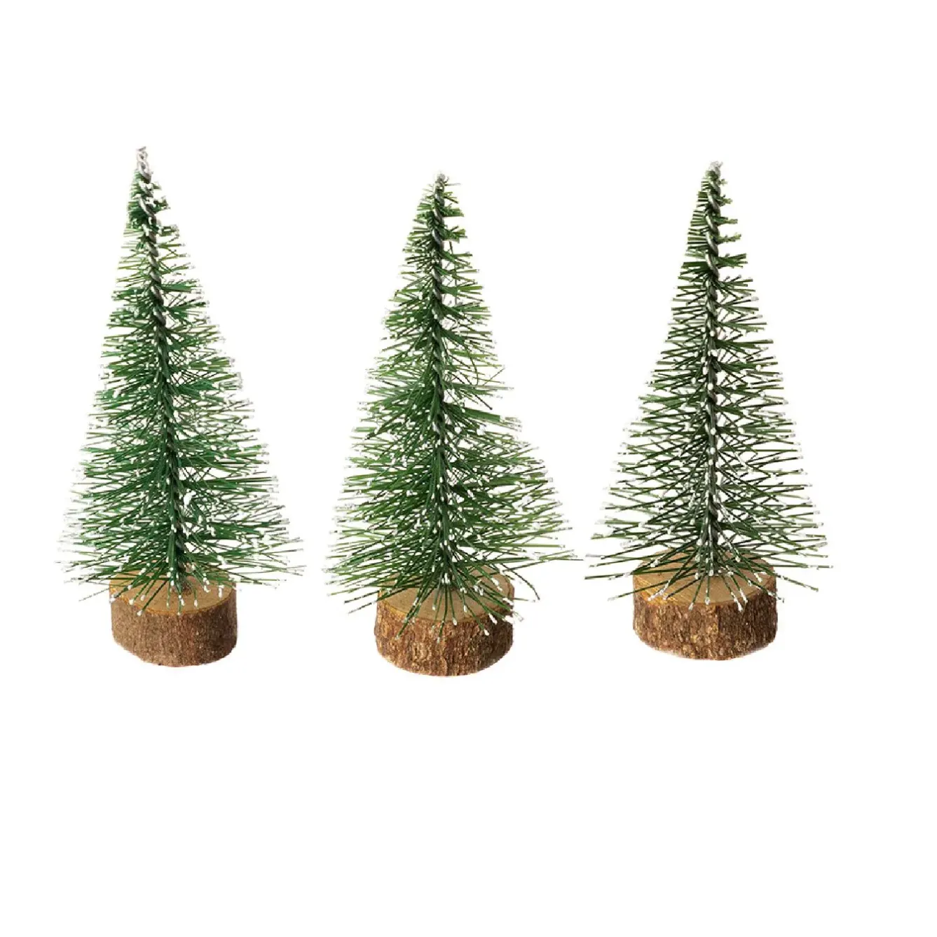 Discount NANU-NANA 3er Set Tanne Mit Schnee, Mini, Grün, 6 Cm
