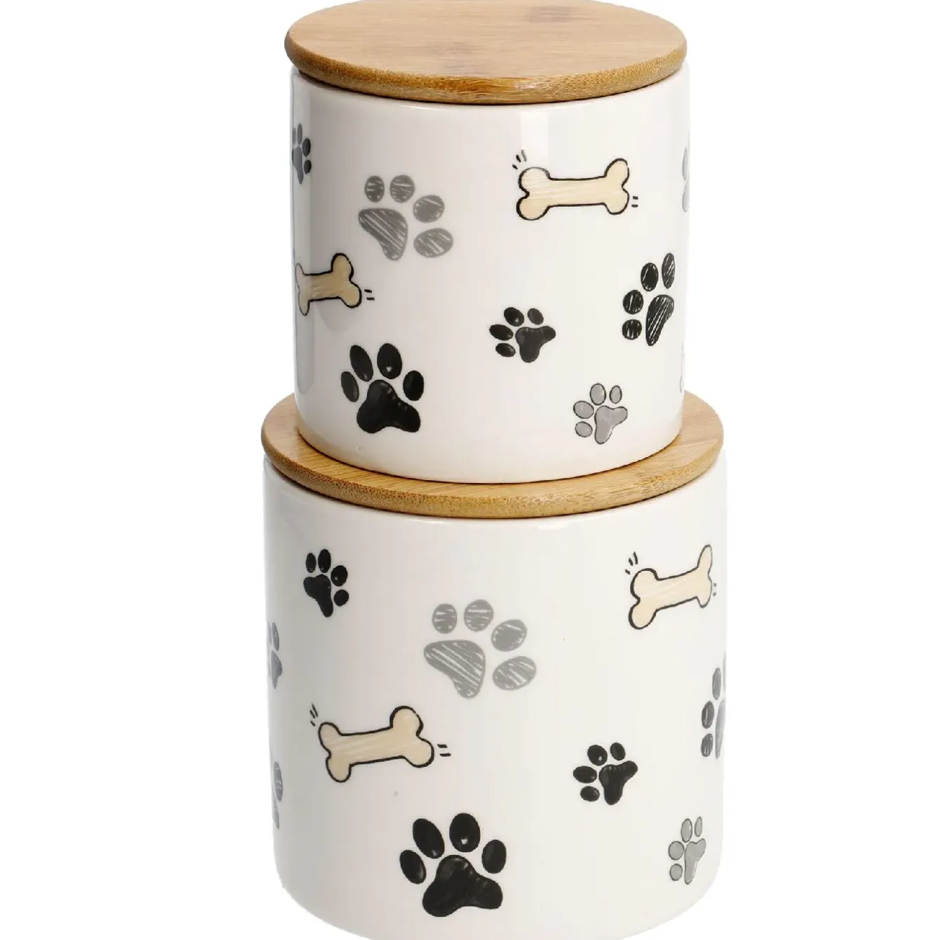 Sale NANU-NANA 2er Set Vorratsdose Haustier, Pfoten