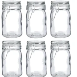 Outlet NANU-NANA 6er Set Vorratsglas Mit Bügelverschluss, 250 Ml