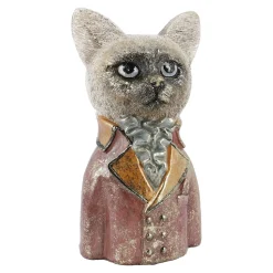 Fashion NANU-NANA Figur Tierkopf, Rot, 23 Cm