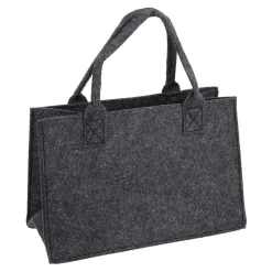 Outlet NANU-NANA Filztasche, Dunkelgrau, 28 X 14 X 18 Cm