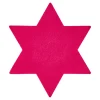 Clearance NANU-NANA Filz-Untersetzer Stern, 25 Cm, Pink