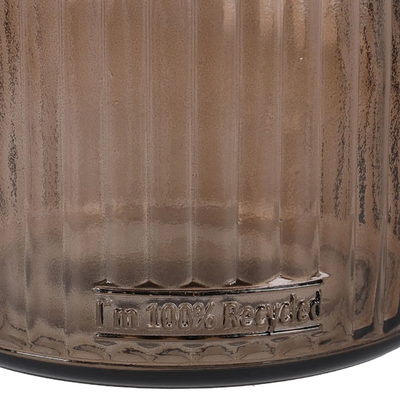 Clearance NANU-NANA Flaschenvase Daroca, Taupe, 23 Cm