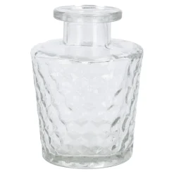 Discount NANU-NANA Flaschenvase Relief, Wabe, Klar, 10 Cm