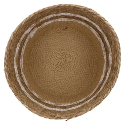 Discount NANU-NANA Flechtkorb Streifen, Natur/weiß, 35 X 30.5 Cm