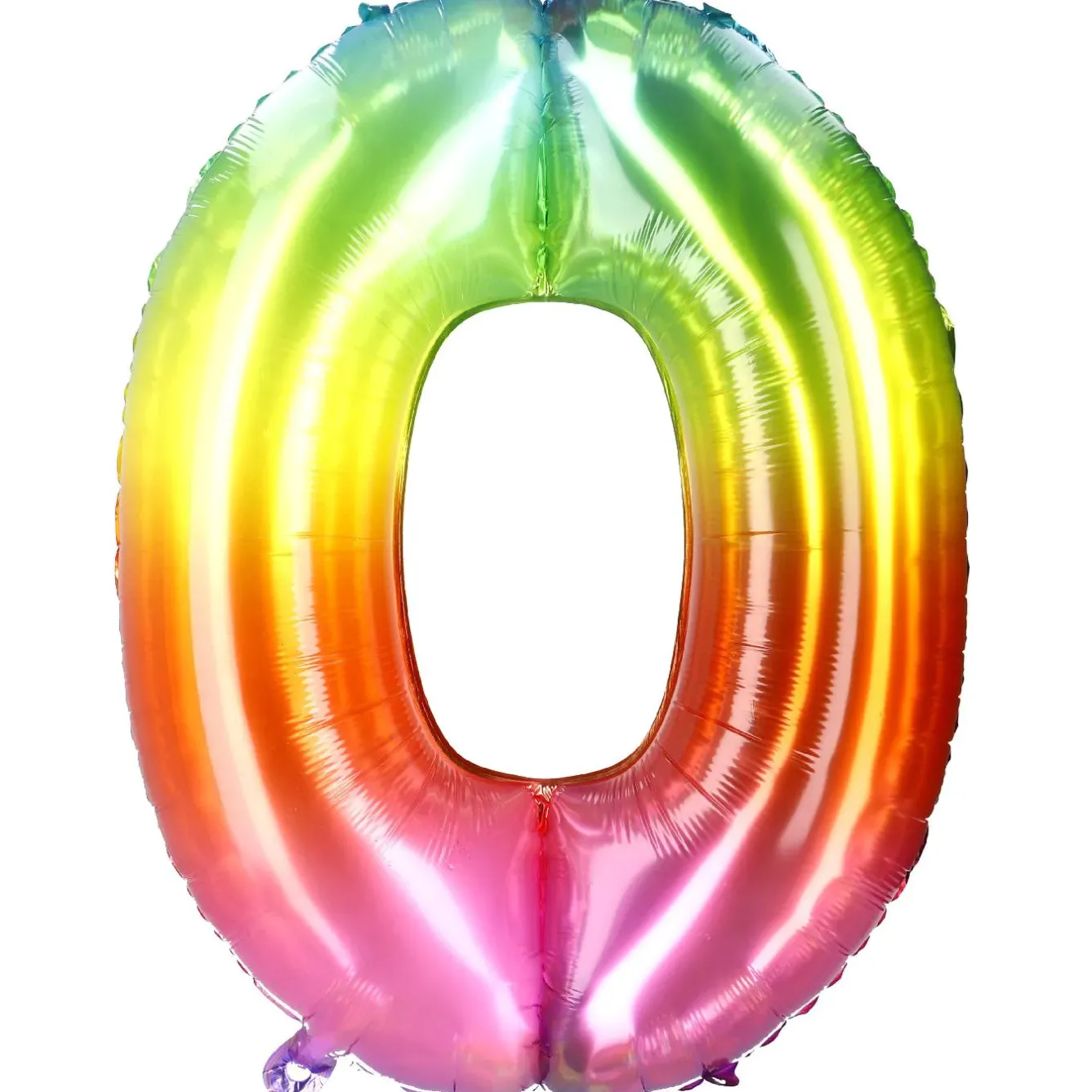 Best NANU-NANA Folienballon Zahl 0, Bunt, 80 Cm