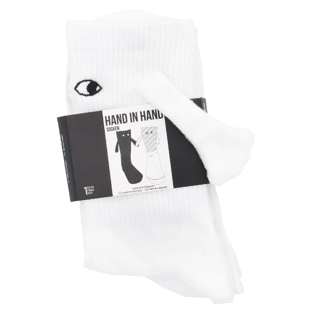 Online NANU-NANA Freunde-Socken Magnet, Weiß, Größe 43-46