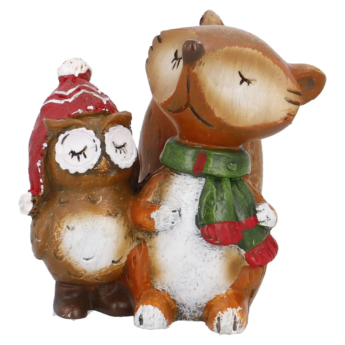 Clearance NANU-NANA Fuchs Mit Eule, Eule Links, 6 Cm