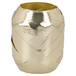 Outlet NANU-NANA Geschenkband Eiknäuel, Uni/gold, 30 M