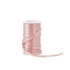 Hot NANU-NANA Geschenkband Satin, Altrosa, 3mm X 10m