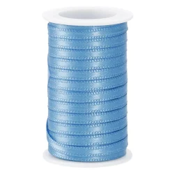 Best NANU-NANA Geschenkband Satin, Hellblau, 3mm X 10m