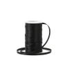 Hot NANU-NANA Geschenkband Satin, Schwarz, 3mm X 10m