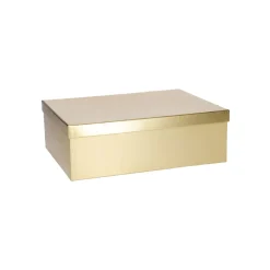 Clearance NANU-NANA Geschenkkarton Metallic, Gold, 30.5 X 24 Cm