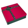 Discount NANU-NANA Geschenkkarton Schleife, Dunkelgrün/rot, 35 X 35 Cm
