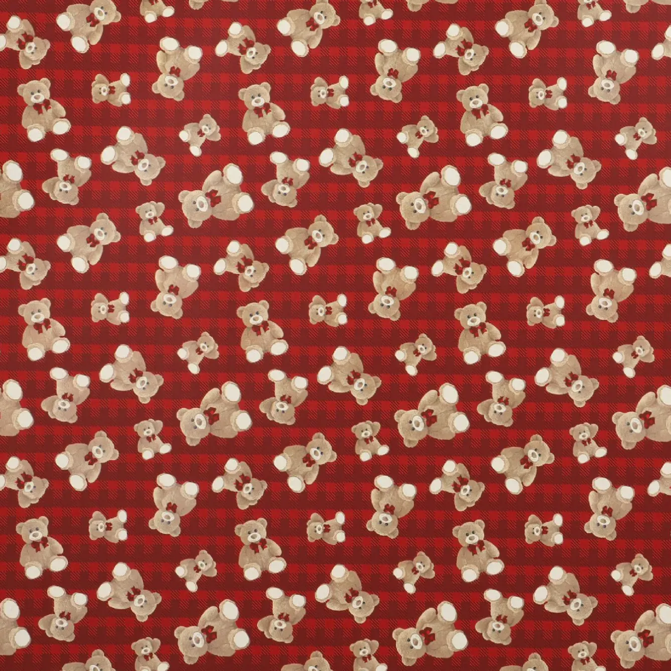 Clearance NANU-NANA Geschenkpapier Bär, Rot, 2 M