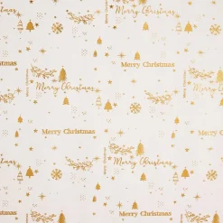 Outlet NANU-NANA Geschenkpapier Prägung, Schrift/creme, 2 M