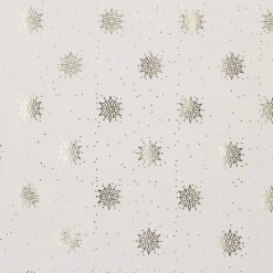 Discount NANU-NANA Geschenkpapier Prägung, Schneeflocke/creme, 2 M