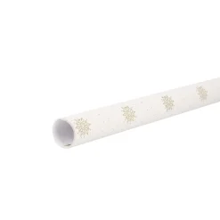 Discount NANU-NANA Geschenkpapier Prägung, Schneeflocke/creme, 2 M