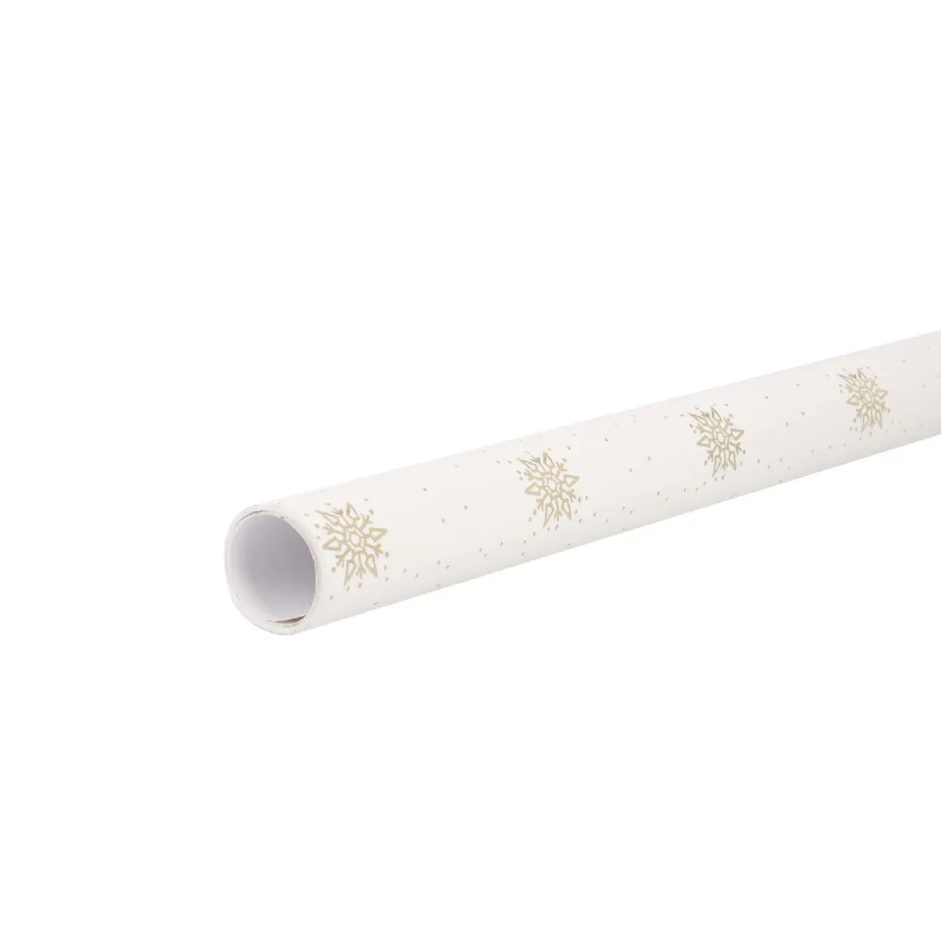 Discount NANU-NANA Geschenkpapier Prägung, Schneeflocke/creme, 2 M